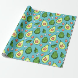 Avocado Wrapping Papper Presentpapper