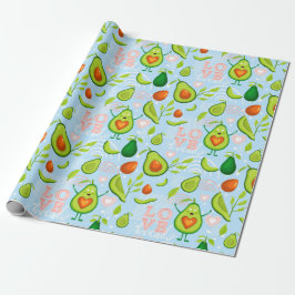 Avocado Wrapping Papper Presentpapper