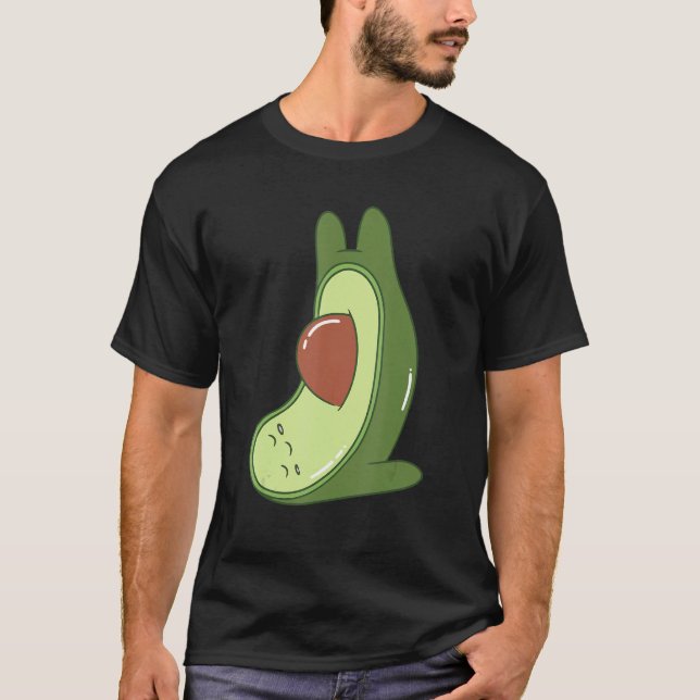Avocado Yoga T Shirt (Framsida)