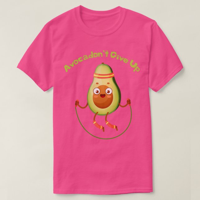Avocadonx27t Ge Up Avocardio Avocado Vegan Veggi T Shirt (Design framsida)