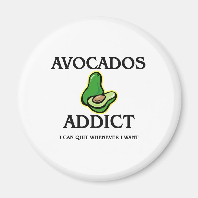 Avocados Addict Magnet (Framsidan)