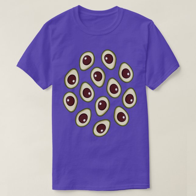 Avocados Black T Shirt (Design framsida)