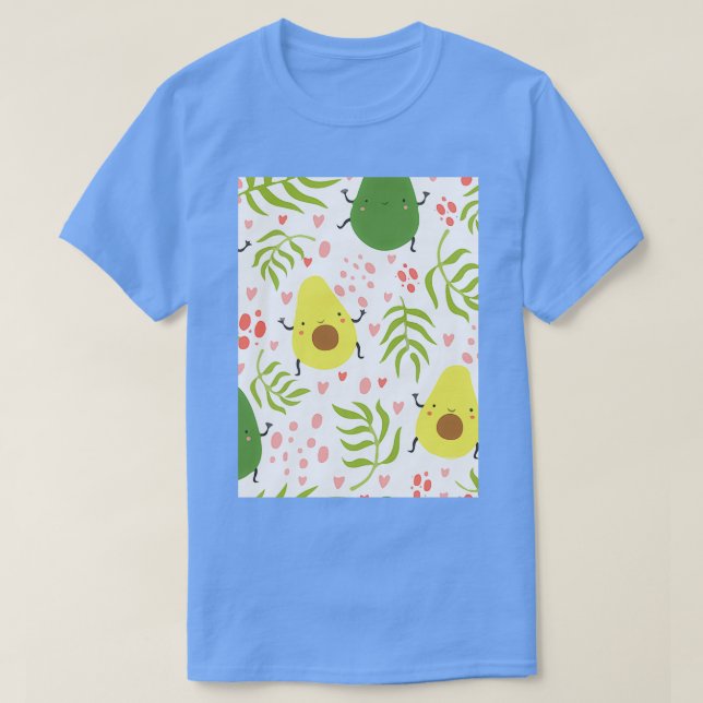 Avocados-blommor T Shirt (Design framsida)