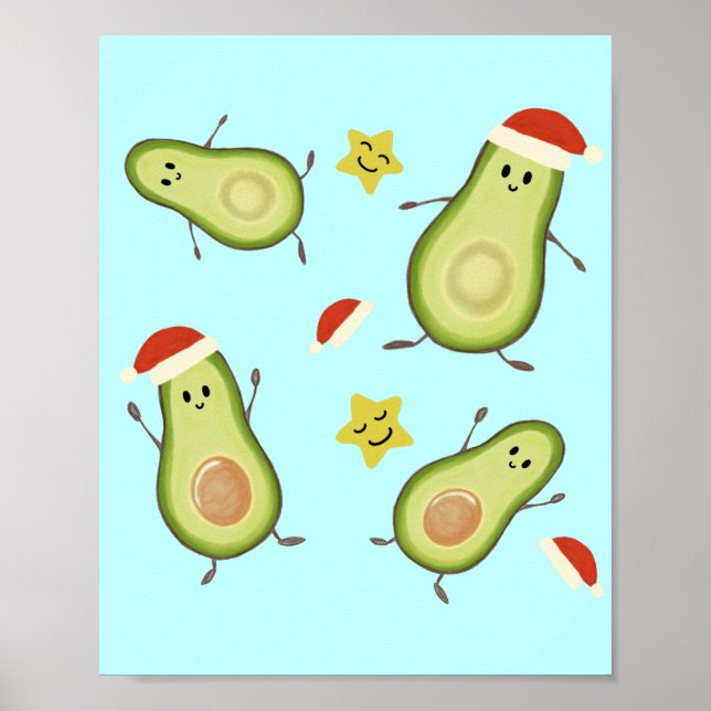 Avocados & jul poster (Framsidan)