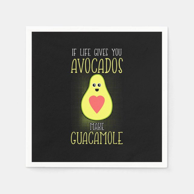 Avocados make Guacamole Pappersservett (Framsidan)