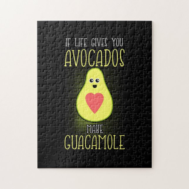Avocados make Guacamole Pussel (Vertikal)