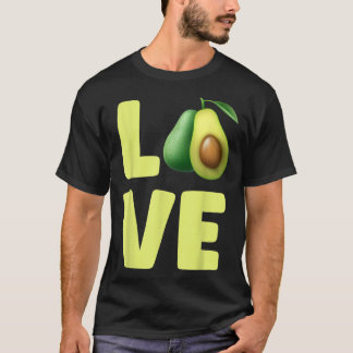 Avocados Vegetarian Vegan Food Avocado Love  T Shirt