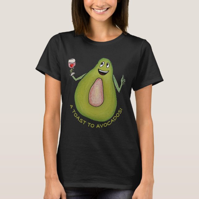 Avocadotost T Shirt (Framsida)
