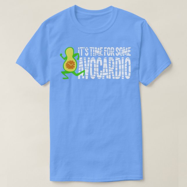 Avocardio Avo Cardio Gym Fitness Funny T Shirt (Design framsida)