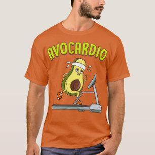 Avocardio Avocado Cardio Pun Running Exercise Gym T Shirt