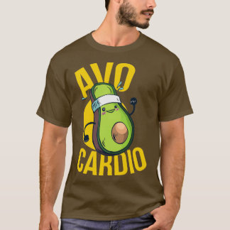 Avocardio avocado fitness lustig t shirt
