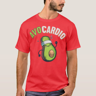 Avocardio Avocado Fitness Vegetable T Shirt
