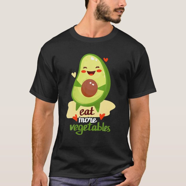 Avocardio - Avocado Gym Fitness Vegetarian Food - T Shirt (Framsida)