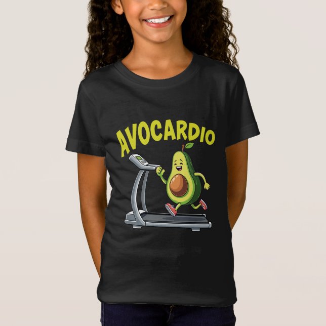Avocardio - Avocado Workout Gym T Shirt (Framsida)