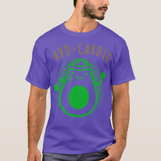 AvoCardio Black Funny Gym T Shirt