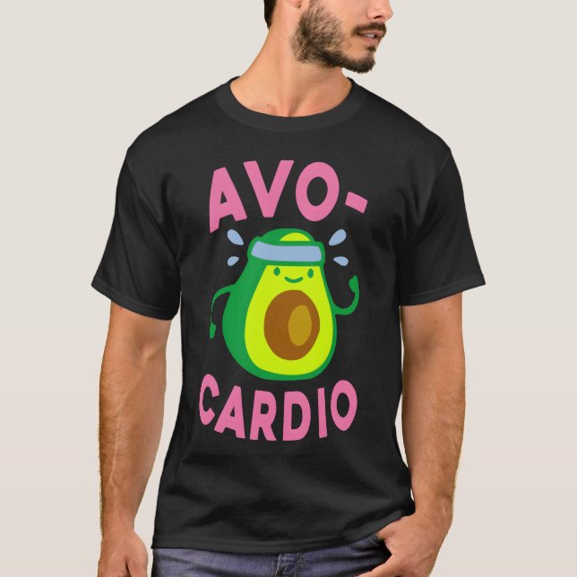 AVOCARDIO-flicka T Shirt (Framsida)
