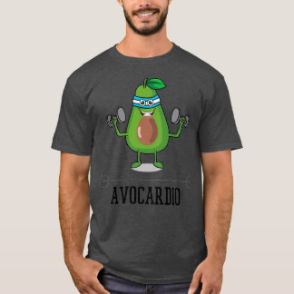 Avocardio Funny Avocado Doing Cardio T Shirt