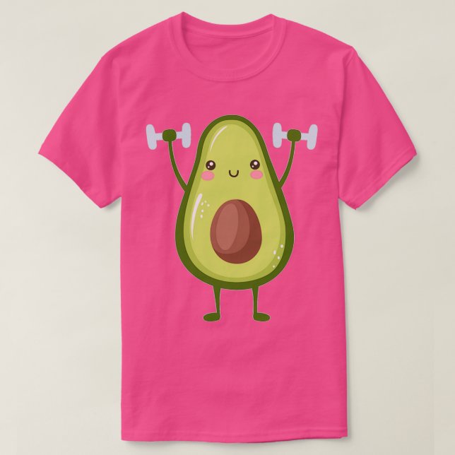 Avocardio Funny Avocado Gym T Shirt (Design framsida)
