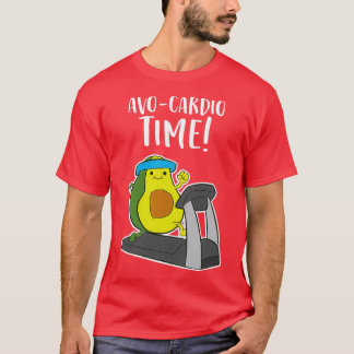 Avocardio Funny AvoCardio Avocado Fitness Exercise T Shirt