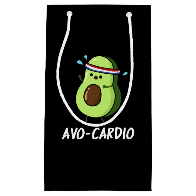Avocardio Funny Excercise Avocado Pun Mörk BG (Framsidan)