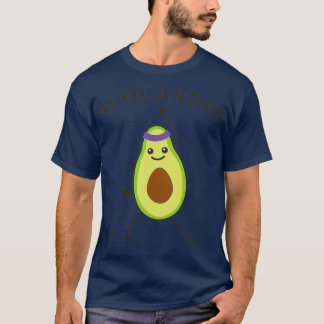 Avocardio Funny Fruit for Workout T Shirt