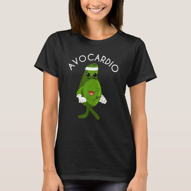 Avocardio Gym Idrottsman Avocado Cardio Workout Av T Shirt (Framsida)
