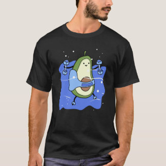 Avocardio heart fitness cardio Aquagym vegan veget T Shirt