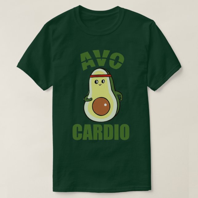 avocardio söt avocado cardio t shirt (Design framsida)