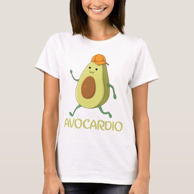 avocardio söt design T-Shirt (Framsida)
