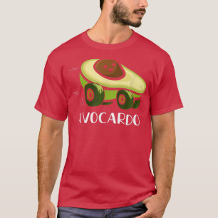 Avocardo Avocado Car Funny Pun Avocado Humor Älska T Shirt
