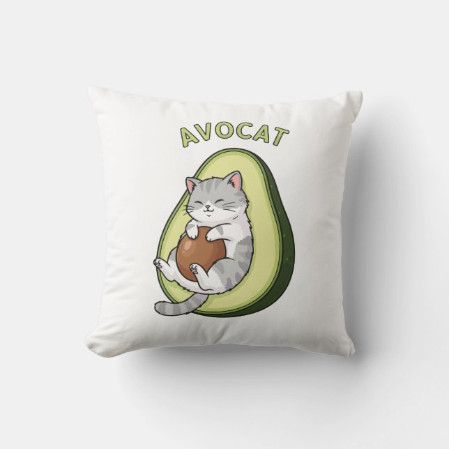 Avocat Cuteness Kudde (Framsida)
