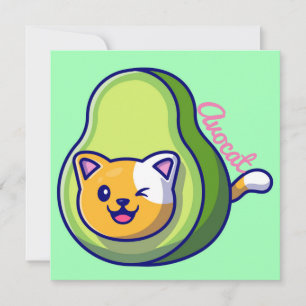 Avocat helgdag-kort julkort