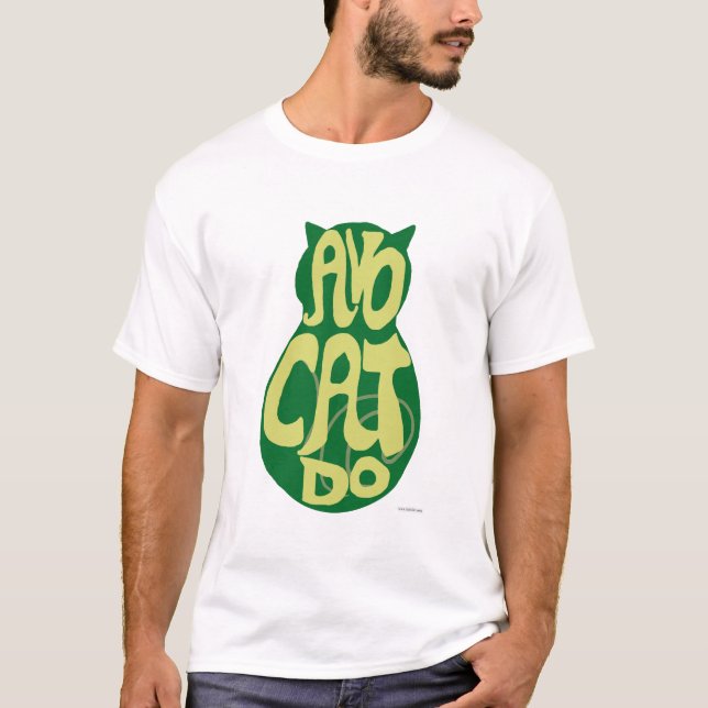 AvoCatdo Avocado Cat T-shirt (Framsida)