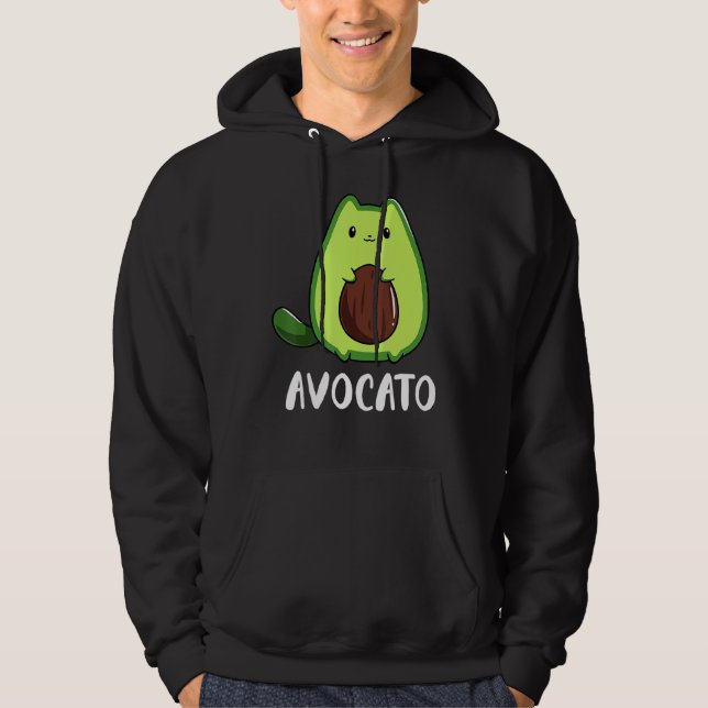Avocato Avocado Cat Hoodie (Framsida)