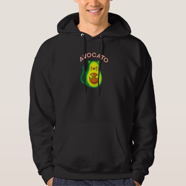 Avocato - Avocado Cat Hoodie (Framsida)