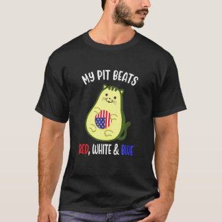 Avocato Avocado Katt 4h Juli Patriotiska Kvinnor M T Shirt