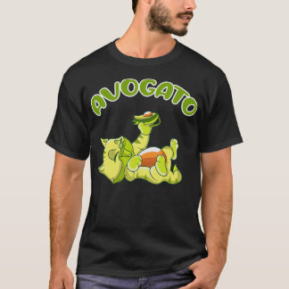 Avocato Avocado Kitten Eats Grönt Fruits T Shirt