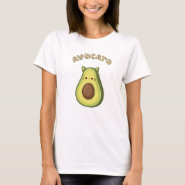 AVOCATO - Cute Funny Cat & Avocado Älskare T-Shirt