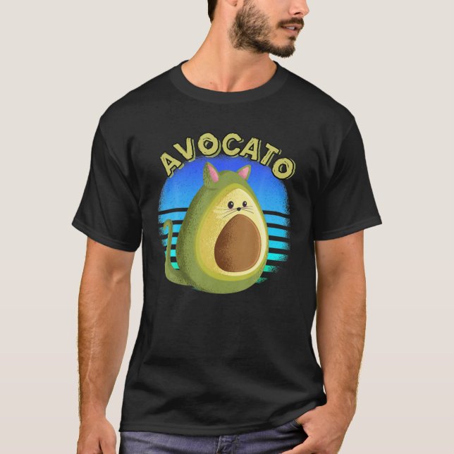 Avocato funny cute avocado gift för Vegan och T Shirt (Framsida)