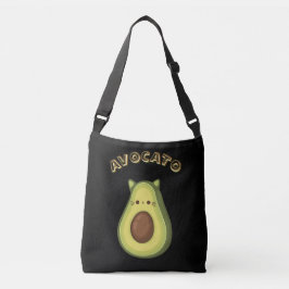 AVOCATO - Funny Cute Cat & Avocado Älskare Tote Ba Axelväska