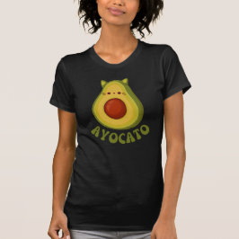 Avocato Funny Cute Cat Avocado T Shirt