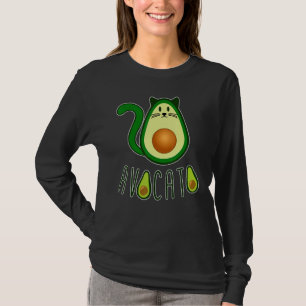 Avocato-katter Avocado Fruit Cat Animal and Pet Ow T Shirt