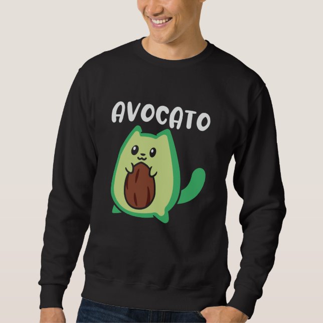 Avocato Lång Ärmad Tröja (Framsida)