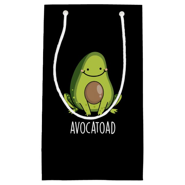 Avocatoad Funny Avocado Toad Pun Mörk BG (Framsidan)