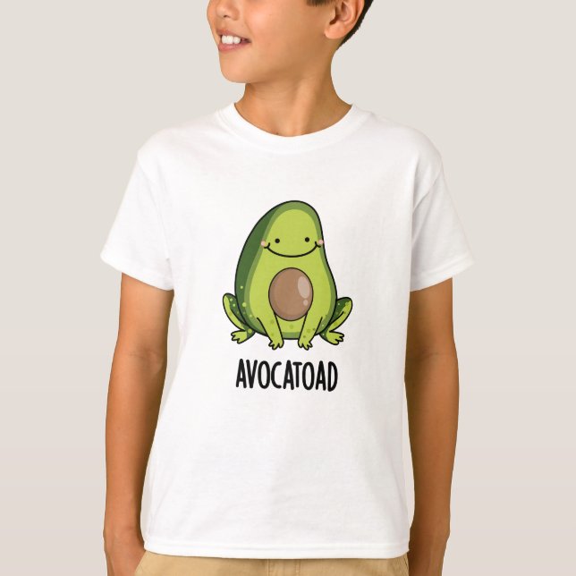 Avocatoad Funny Avocado Toad Pun T Shirt (Framsida)