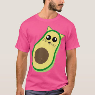 Avocatto Cute Avocado Cat Classic TShirt T Shirt