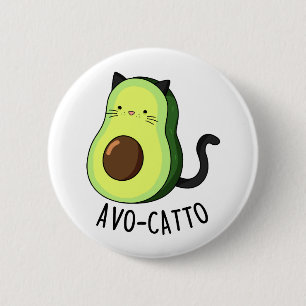 Avocatto Cute Avocado Cat Pun Knapp