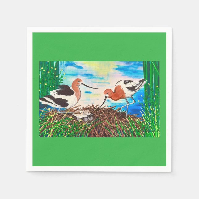 Avocet Napkins Pappersservett (Framsidan)