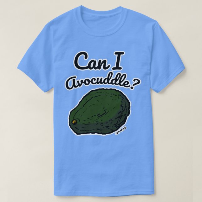 Avocuddle Avocado Printe (nyj Avocado Älskare-gåvo T Shirt (Design framsida)