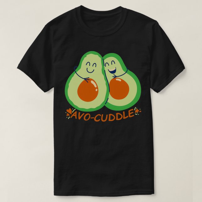 Avocuddle avocados t shirt (Design framsida)